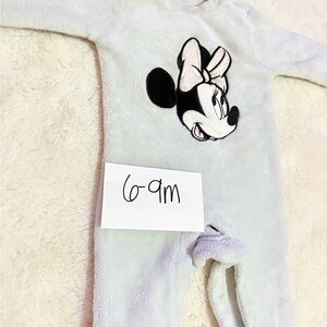Disney Lavender Onesie with Minnie Mouse
